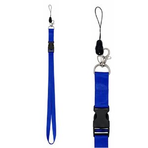 Algo 10 fil a badge 2 cm double supporte metal bleu