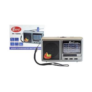 Écoutez la radio portable avec torche LED et rechargeable via USB