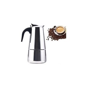 Cafetière express en inox pour Café Moka Café Noir Café Italien -6 tasses