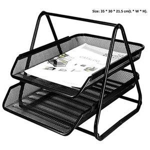 Organisateur de Bureau en Métal Maillé – Optimisez Votre Espace de Travail !