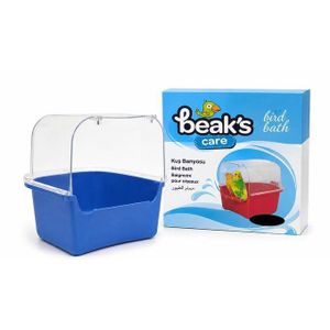 Bec Bain pour Oiseaux en Plastique – Baignoire pour Canaris et Petits Perroquets