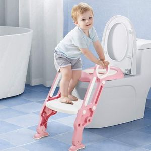 Reducteur Toilette Enfant, Rehausseur WC Enfant, Réducteur de Toilette avec  Coussin Doux, Siège de Toilette pour Bébé de 1 à 7 ans, Adaptateur