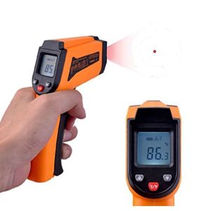 Thermomètre Infrarouge Numérique -58℉～752℉ (-50℃～400℃), Pistolet de  Température Laser