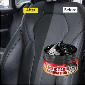 General Crème Rénovatrice Noire pour Plastiques et Cuir de Voiture - Restaure, Protège et Ravive l'Intérieur Auto