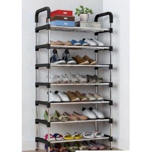 Étagère Range-Chaussures Porte-Chaussures à 7 Niveaux Organisateur de Chaussures