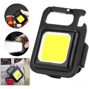 Mini Lampe LED Multifonction Rechargeable – Torche Portable COB avec Crochet & Aimant