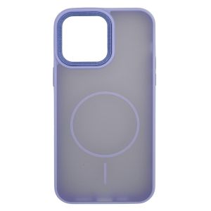 Pochette silicone pour iPhone 14 Pro Max Violet clair Haute Qualité