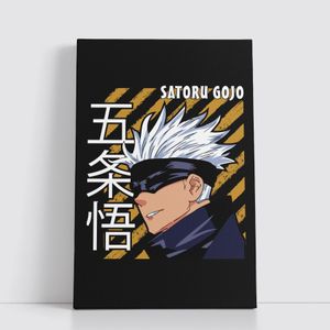 Asian Planet Tableau decoratif sur Toile 25x40 cm pour Anime attack on titan - Naruto - death note - Jujutsu Kaisen  1