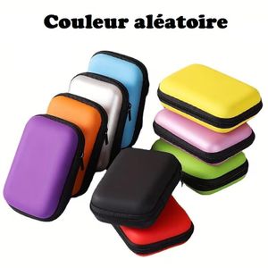 Mini Étui  Organisateur pour Écouteurs, (1 pièce)Chargeur et Câbles, Pochette Multifonctionnelle Portable de Haute Qualité 