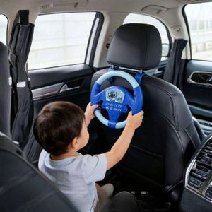 Jouet Volant Interactif pour Enfant avec Effets Sonores Volant de Conduite Educatif avec Ventouses et Support de Fixation Activité de Simulation Multi Support avec Personnage Stitch pour Garçon et Fille