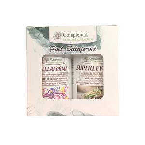 Pack Complemax Bellaforma (90 Gélules) et Superlevure (120 Gélules) - Équilibre Hormonal, Gestion du Poids, Vitalité & Beauté Cheveux/Peau