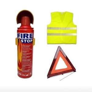 INCAR - Pack securite Triangle Gilet avec Housse