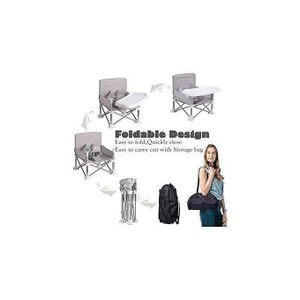 Chaise Haute Bébé Portable Pliable - Repas Sereins Partout, Tout le Temps