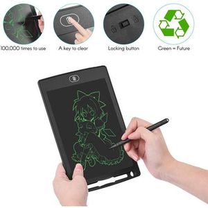 جهاز لوحي للكتابة بشاشة LCD محمول مقاس 8.5 بوصة من CHUYI لوحة الكتابة بخط اليد الإلكترونية على الجدران لوحة رسومات مسودة مع قلم كتابة