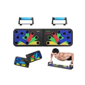 Planche de push-up avec repères de position pour fitness, musculation et gym à domicile