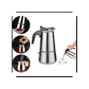 Cafetière Italienne en Acier Inoxydable – Moka Pot Classique pour Café Espresso