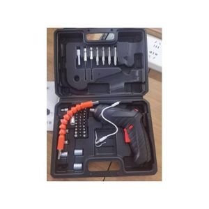 Perceuse sans fil -Visseuses Tournevis Electrique SansFil 47 Pièces Avec Malette