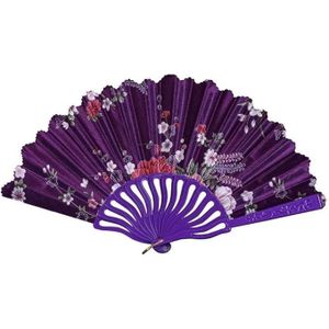 Ventilateur a Main Éventail Pliable à Motif Aléatoire 