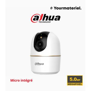Dahua Caméra WiFi sans fil DH-IPC-H5AP 5MP PT – Surveillance Intelligente avec Détection Humaine