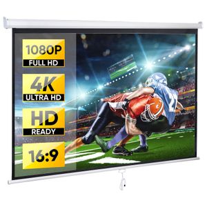 Owlenz W100 Ecran de Projection Manuel 100 Pouces – Format 16:9