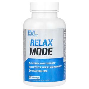 Evlution Nutrition  RelaxMode - 45 capsules végétariennes relaxant et favorisant le sommeil