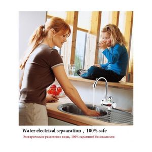 DMWD-robinet chauffe-eau instantané électrique, pour douche ou cuisine,  puissance 3000W, ✓ Meilleur prix au Maroc