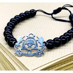 Bracelet royal marocain argenté pour hommes et Femmes