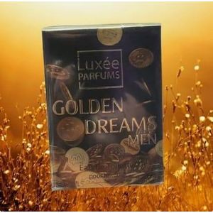 Parfum pour Homme Golden, Eau de Toilette  de style boisé-oriental pétillant, qui évoque le style du lingot d'or