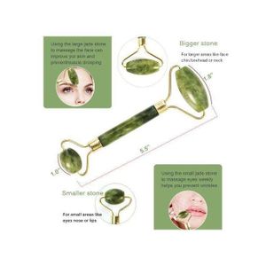 Rouleau de massage visage pièrre Jade naturel