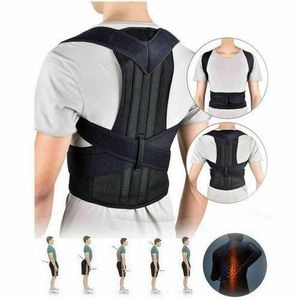 Ceinture Lombaire Renforcée, Support Dorsal Réglable, Attelle de Colonne Vertébrale, Entraîneur de Cou