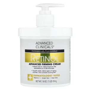 Advanced clinicals Rétinol, Crème raffermissante avancée, 454g