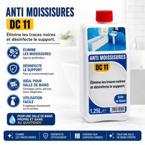 Anti Moisissures DC 11 Nettoyant Desinfectant Traces Noires Salle De Bains 1.25L