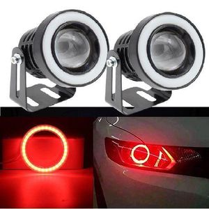 2pcs Anneau lumineux LED antibrouillard pour motos et voiture 12V