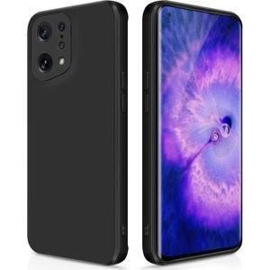 Case Pochette Souple Liquid Silicone pour Oppo Find X5 5G : noir