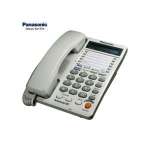 Panasonic  KX-T2378MXW Téléphone Originale Filiale professionnelle fixe à 2 lignes avec Haut parleurs