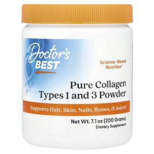 Doctor’s best Collagène pur Poudre de types 1 et 3  200 g