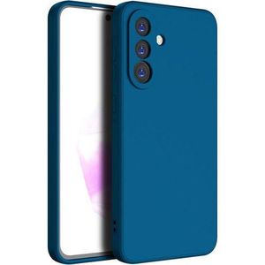  جراب سيليكون لهاتف سامسونج جالاكسي A26 باللون الأزرق 