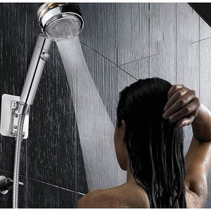 رأس دش محمول مع مروحة للضغط العالي، قابل للدوران 360 درجة، يمنحك إحساسا مختلفا أثناء الاستحمام