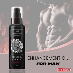 VAPORISATEUR RHINO-XL MEN'S OIL "عروض خاصة" زيت لإطالة مدة الجماع للرجال 60 دقيقة، مع فيتامين إي، موسع، يمنع القذف المبكر، زيت للانتصاب