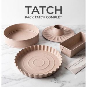 TATCH Set Moules gateaux 3 pieces granit