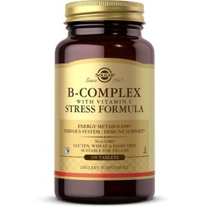 Solgar B-Complex with Vitamin C Stress Formula, 250 Tablets