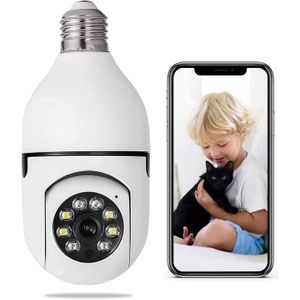 Caméra de Sécurité sans Fil WiFi 1080P 2 Voies, Caméra de Surveillance