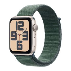 Apple Watch SE (2ᵉ génération) 40mm Argent – Blue Cloud Solo Loop – GPS