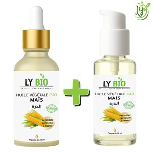 LY BIO PACK HUILE MAIS 50ML - PIPETTE + HUILE MAIS 50ML - POMPE
