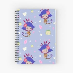 Neeko pattern Spiral Notebook Bloc note