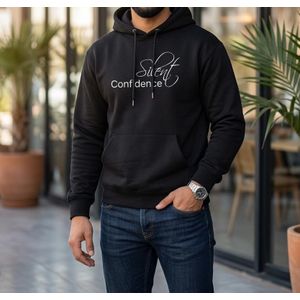 Hoodie Oversize Premium Homme & Femme – Sweat à Capuche Épais 320g, Coton & Polyester, Style Streetwear Confortable – Noir