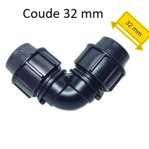 Coude pour tube PE Ø 32 mm