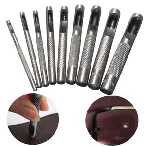 Ensemble de 9 Poinçons Professionnel pour Cuir et Métal