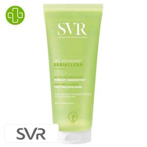 SVR SEBIACLEAR Gel Moussant 200ml – Nettoyant Purifiant Peaux Grasses et Mixtes