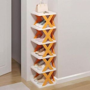 Étagère à chaussures - Non spécifié - Multicouche - Amovible - Minimaliste - Plastique